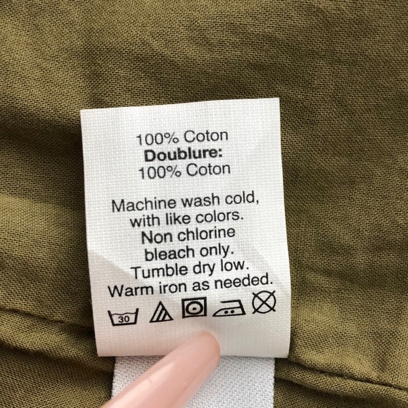 Madewell Olive Green A-line Flare Ruffle Skirt - Picture 7 of 7